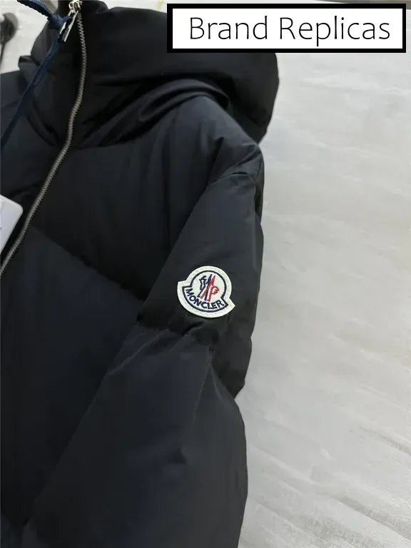 Moncler drawstring waist down jacket